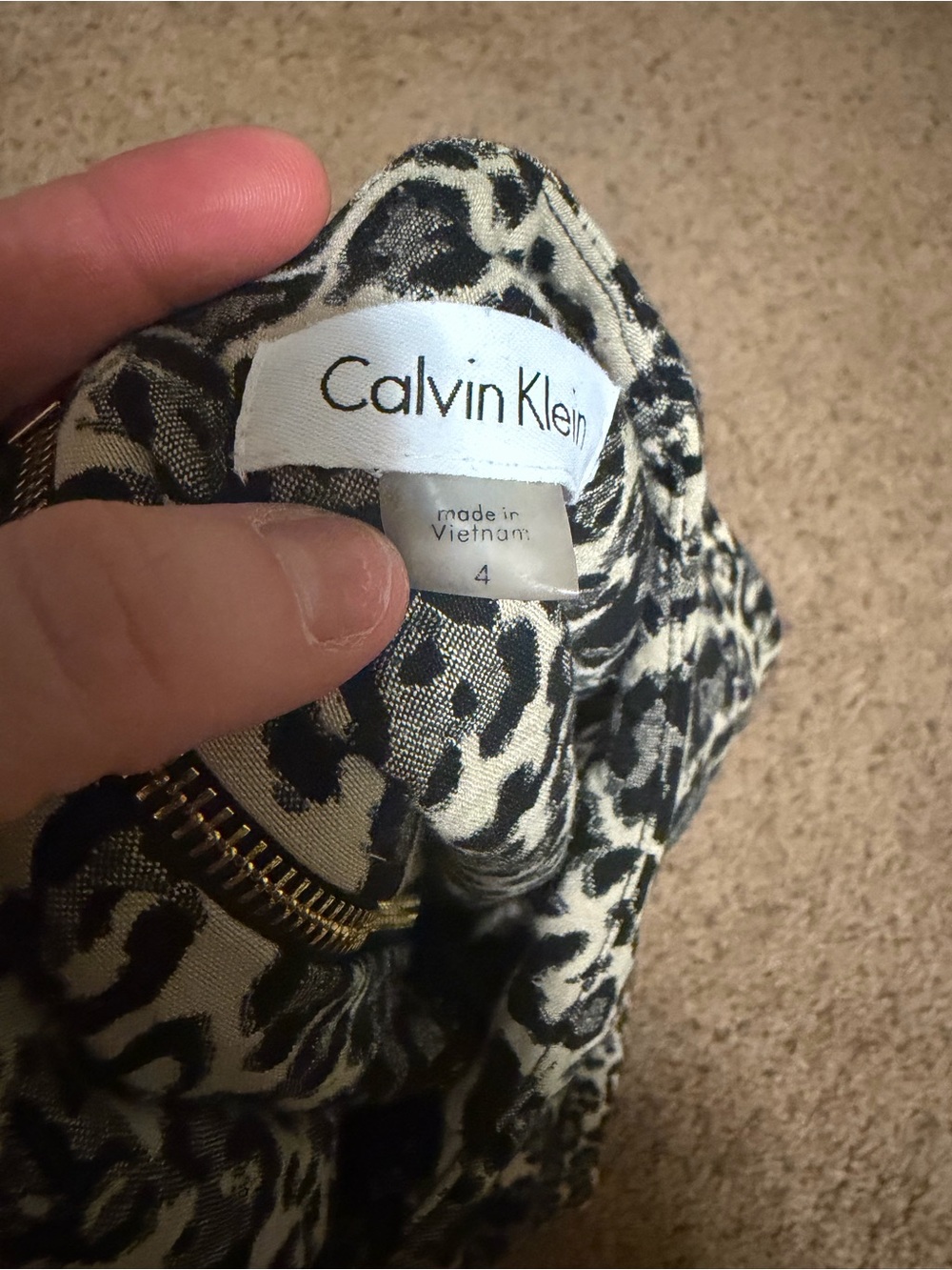 4 size 4 Calvin Klein CK dresses sheath and fit and flare - Picture 5 of 10